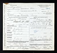 Penny, Marilla (Poole) (Death Cert.)